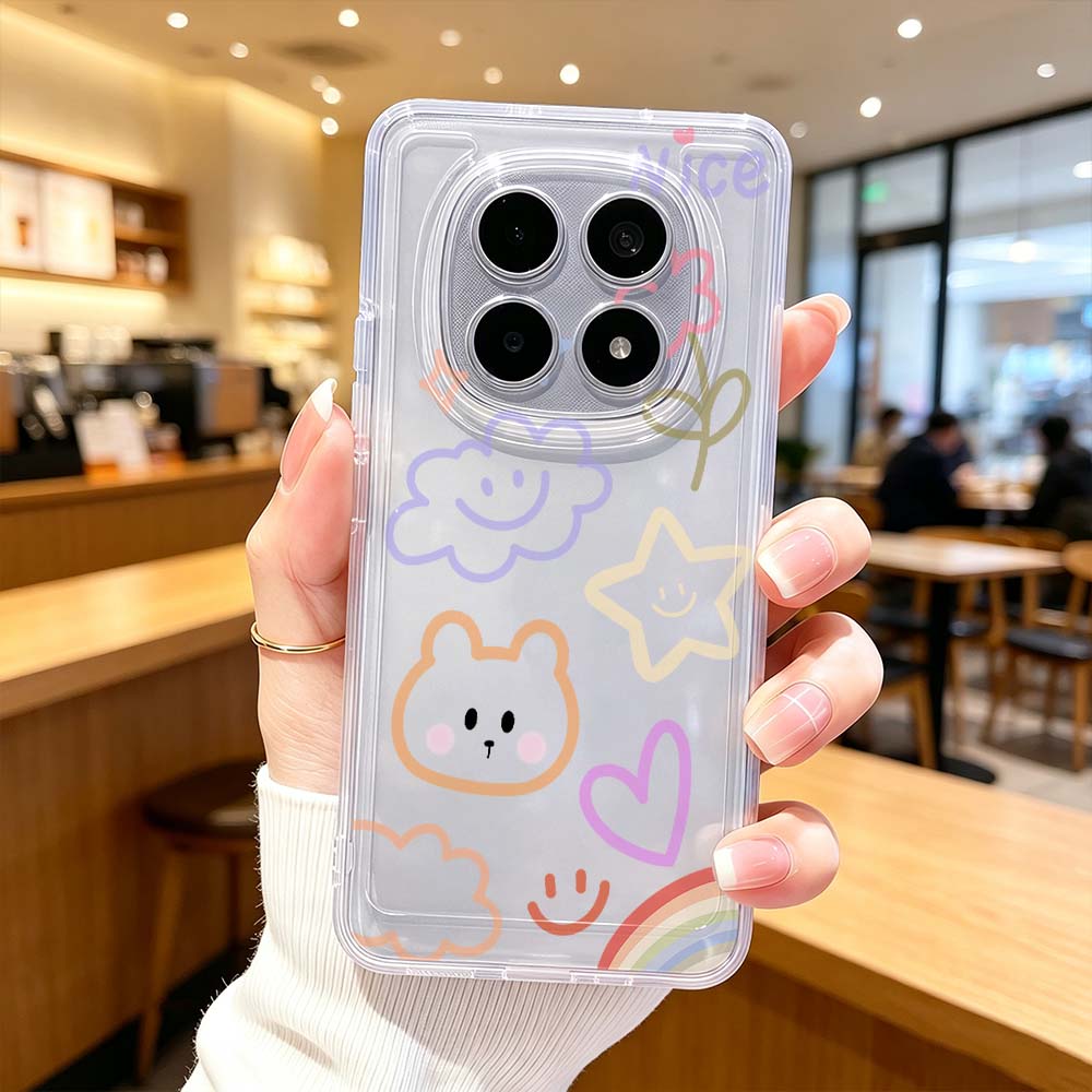 Art Cloud Smile Telefoonhoesje - Xiaomi Poco X6 recensie en prijs