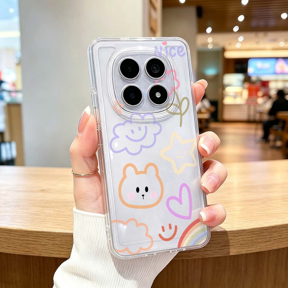 Art Cloud Smile Telefoonhoesje - Xiaomi Poco X6 recensie en prijs